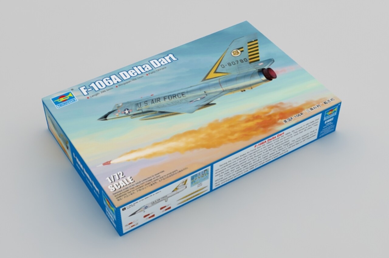Trumpeter 1/72 Trumpeter 01682 Model Kit US F 106 A Delta Dart Plastic Model